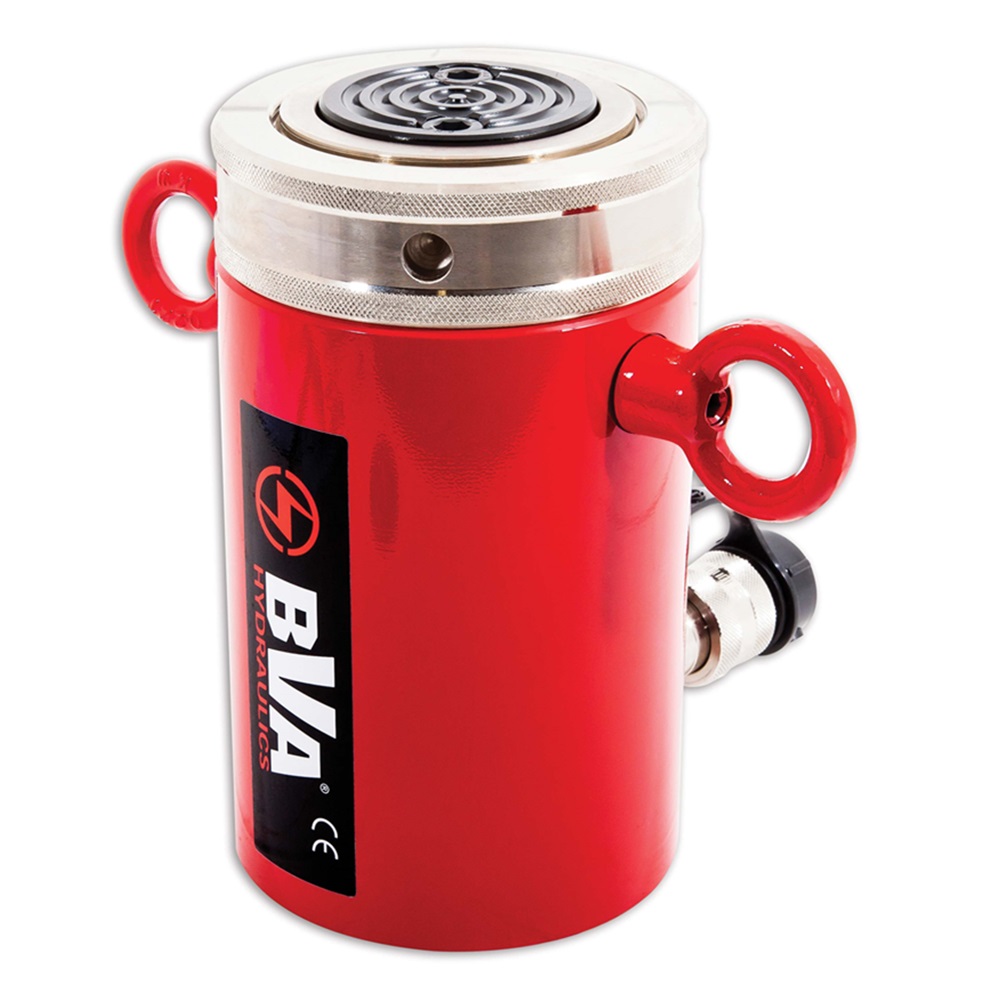 Siłowniki z nakrętką blokującą